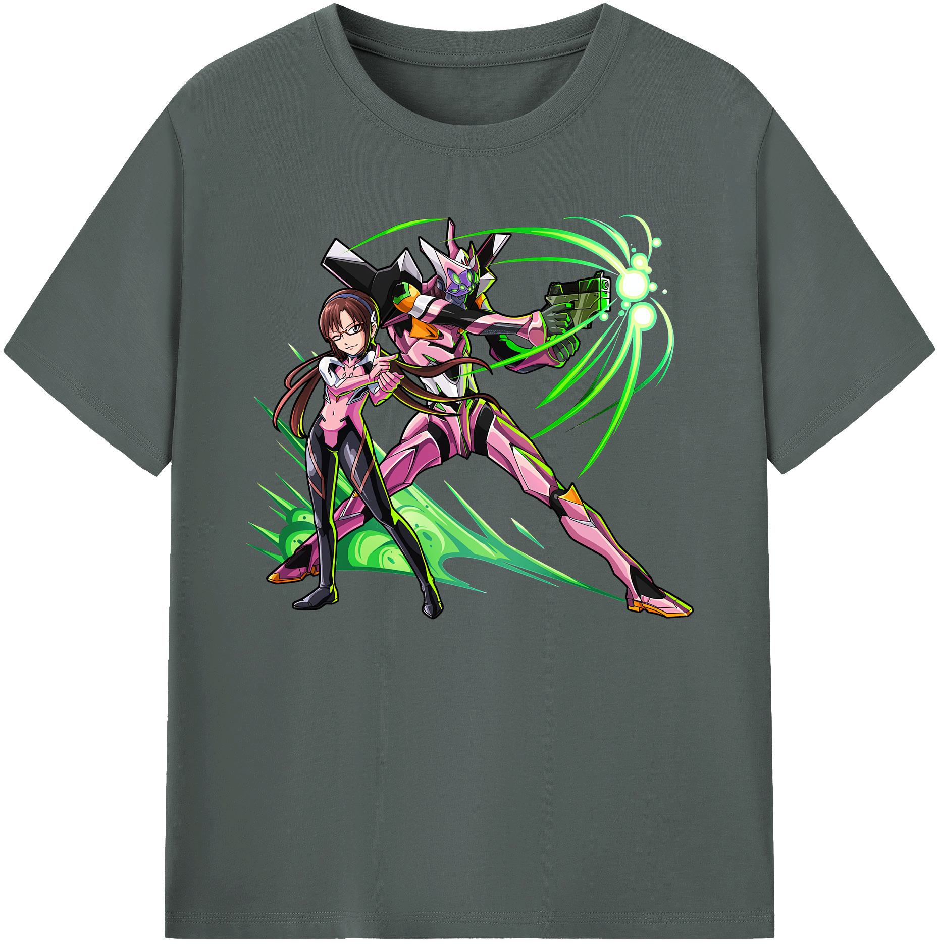 （画像用） EVA 新世紀エヴァンゲリオン 綿100％ メンズ半袖Tシャツ｜肌触りやわらか＆通気性